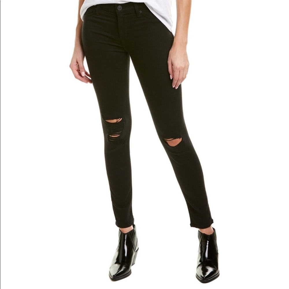 Hudson Natalie Super Skinny Black Skinny Jeans